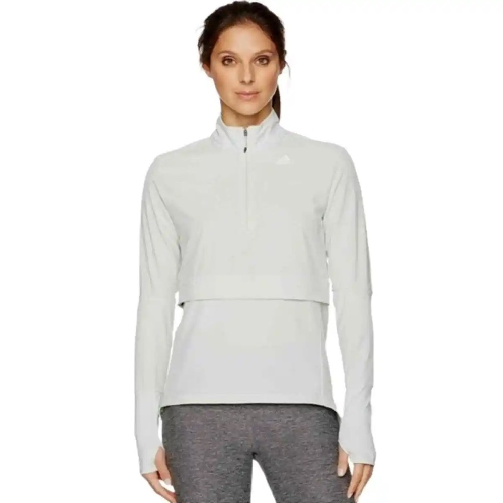 Adidas Running mint green reflective pullover NWT MEDIUM